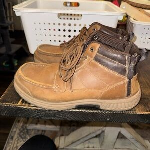 Men's Brown Leather Casual Boots